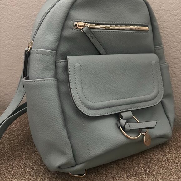 Rosetti Green Blue Mini Shoulder Bag Backpack Travel Bag - Picture 3 of 10